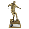 The Classic Football Male Figurine Metallic Antique Gold 220mm