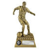 The Classic Football Male Figurine Metallic Antique Gold 240mm