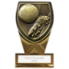Fusion Cobra Football Boot & Ball Plaque Award Black & Gold 110mm