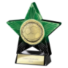 Superstar Football Award Green & Black 110mm