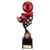 Innov8 Football Plastic Trophy Red & Black 250mm