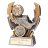Flashbolt Football Resin Award Silver 120mm