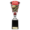 Cobra Star Cup Football Boot & Ball Silver & Red 255mm
