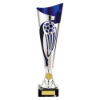 Champions Football Cup Silver & Blue 340mm