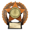 Emperor Star Football Plaque Bronze 120mm