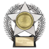 Emperor Star Football Plaque Silver 120mm