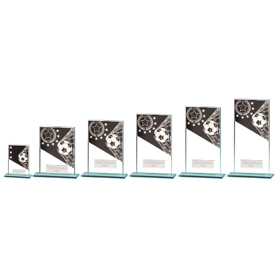 Mustang Football Jade Glass Award