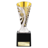 Defender Football Trophy Cup Silver & Gold 170mm