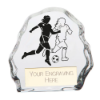 Mystique Football Female Glass Award 75mm