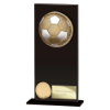 Ikon Hero Football Glass Award Jet Black 180mm