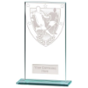 Millennium Football Jade Glass Award 160mm