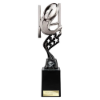 Innov8 Rugby Plastic Trophy Silver & Black 275mm