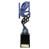Innov8 Rugby Plastic Trophy Blue & Black 275mm