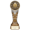 Ikon Tower Rugby Award Antique Silver & Gold 200mm