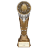 Ikon Tower Rugby Award Antique Silver & Gold 225mm