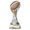 Tempest Rugby Award Antique Silver & Gold 175mm