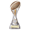 Tempest Rugby Award Antique Silver & Gold 200mm