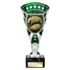 Cobra Star Cup Rugby Shirt & Ball Silver & Green 210mm