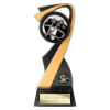 Mania Tower Cricket Award Carbon Black & Gold 205mm