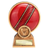 Zenith Cricket Ball Resin Award Antique Gold 120mm