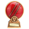Zenith Cricket Ball Resin Award Antique Gold 140mm