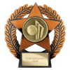 Emperor Star Cricket Plaque Bronze 120mm