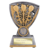 Optimum Darts Resin Award Antique Silver & Gold 140mm