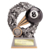 Blast Out Pool Award Antique Silver & Gold 155mm