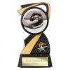 Mania Tower Lawn Bowls Award Carbon Black & Gold 130mm