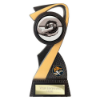 Mania Tower Lawn Bowls Award Carbon Black & Gold 180mm