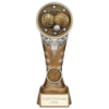 Ikon Tower Lawn Bowls Award Antique Silver & Gold 200mm