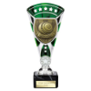 Cobra Star Cup Lawn Bowls Silver & Green 210mm