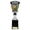 Cobra Star Cup Lawn Bowls Silver & Black 255mm