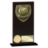 Cobra Lawn Bowls Glass Award Jet Black 160mm