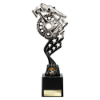 Innov8 Motorsport Plastic Trophy Silver & Black 230mm