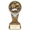 Ikon Tower Boxing Award Antique Silver & Gold 150mm