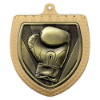 Cobra Boxing Shield Medal Gold 75mm
