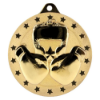 Cascade Stars Boxing Medal Gold 70mm