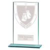 Millennium Boxing Jade Glass Award 140mm