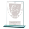 Millennium Martial Arts Jade Glass Award 80mm