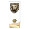 Prime Cobra Martial Arts Award White & Gold 160mm