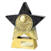 Superstar Netball Award Black & Gold 140mm