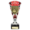 Cobra Star Cup Netball Silver & Red 210mm