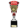 Cobra Star Cup Netball Silver & Red 230mm