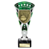 Cobra Star Cup Netball Silver & Green 210mm