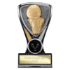 Wolverine Plaque Netball Carbon Black & Fusion Gold 130mm