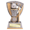 Optimum Netball Resin Award Antique Silver & Gold 155mm