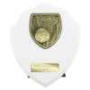 Cobra Shield Netball Award Arctic White 150mm
