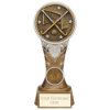 Ikon Tower Hockey Award Antique Silver & Gold 175mm