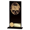 Maverick Hero Field Hockey Glass Award Jet Black 180mm